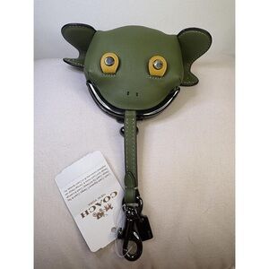 Coach Olive Green Frog Bag Charm